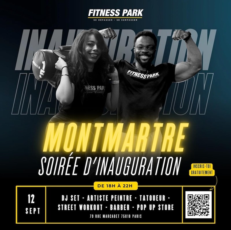 fitness park montmartre inauguration